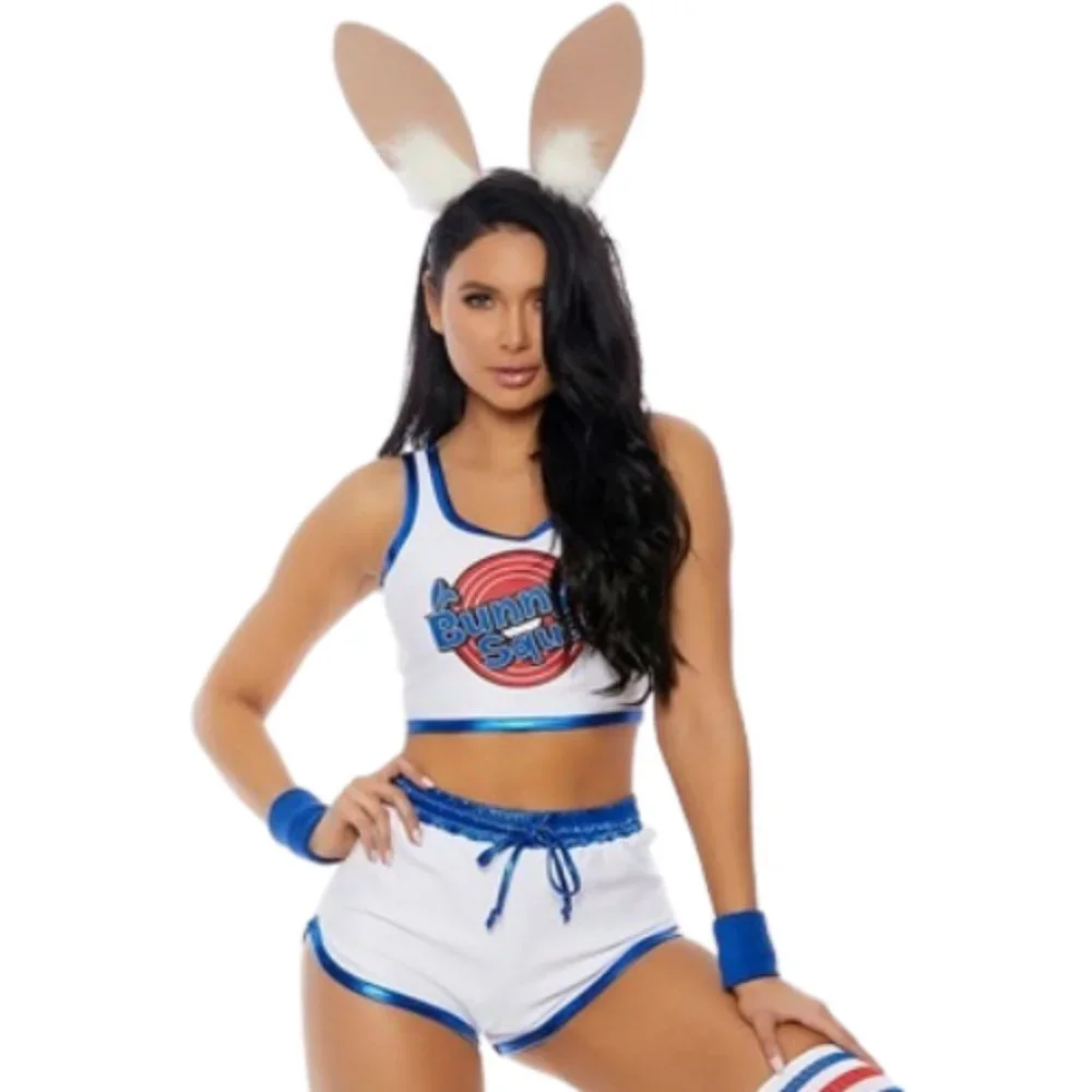 Forplay Lingerie Sexy Bunny Squad Costume for Women Spacejam NWT